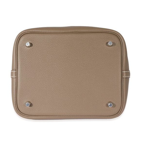 Hermes Etoupe Clemence Picotin 22 MM - Picture 5 of 7